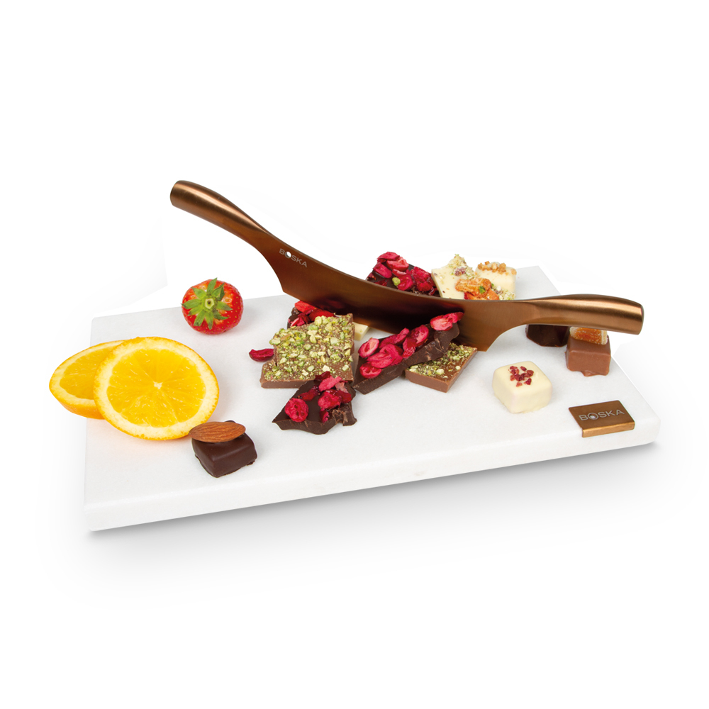 Доска сервировочная 15х10см Boska Шоколад мрамор