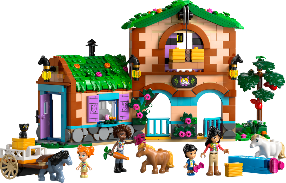 Конструктор Лего Френдс Пони Ранч и Конюшня 42654 | LEGO Friends Pony Ranch & Stable большой игровой набор 727 дет 7+