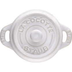 STAUB - Мини-кокотница 200мл, цвет слоновой кости / артикул   40511-997-0  / GTIN 4009839376986