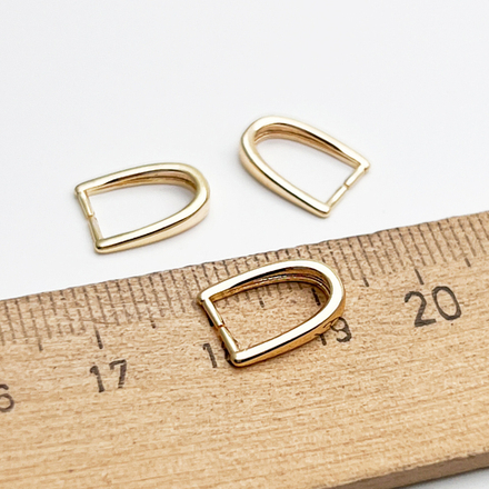 Бейл для кулона, цвет золото, размер 12*2,5 мм, цена за 1 шт