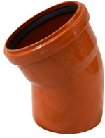 Отвод наружной канализации 110/30° 11645