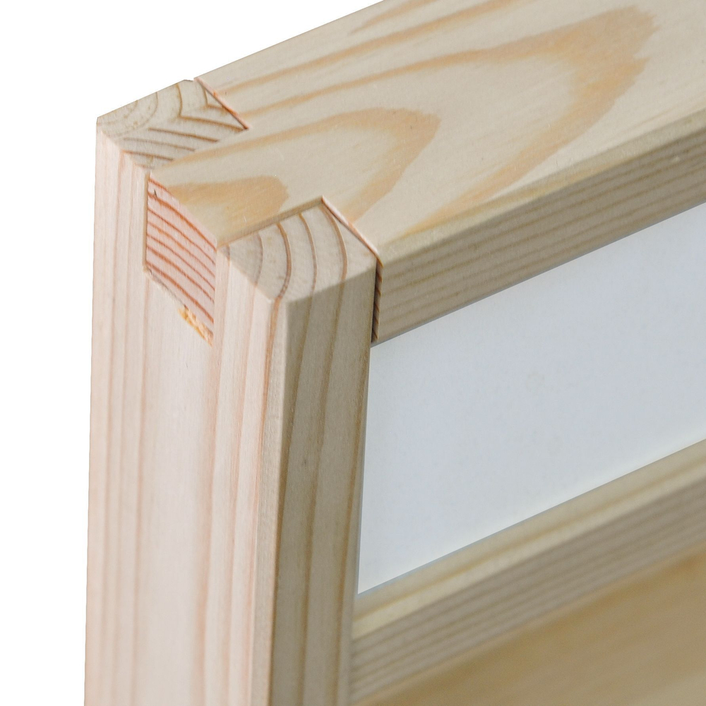 Подставка для цветов из сосны Флорэль 3 полки, деревянная этажерка, разборная, в натуральной отделке