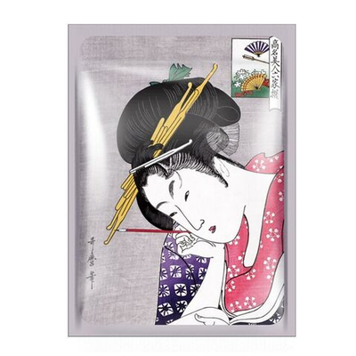 Маска для лица тканевая с арбутином и экстрактом воробейника 25 г Mitomo Arbutin + Lithospermum Facial Mask