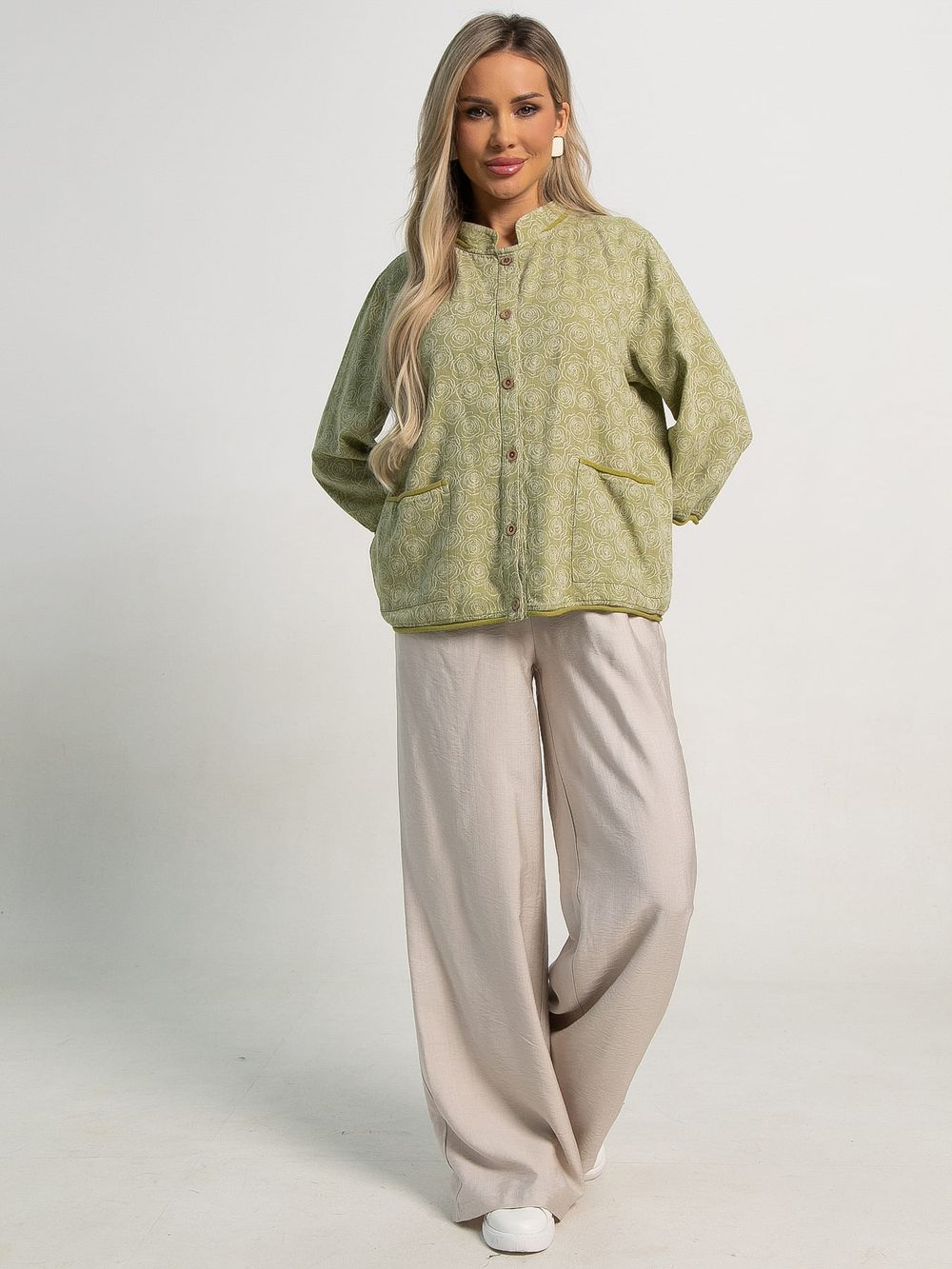 Жакет летний Бияги (олива) Б15529-4М LT Collection