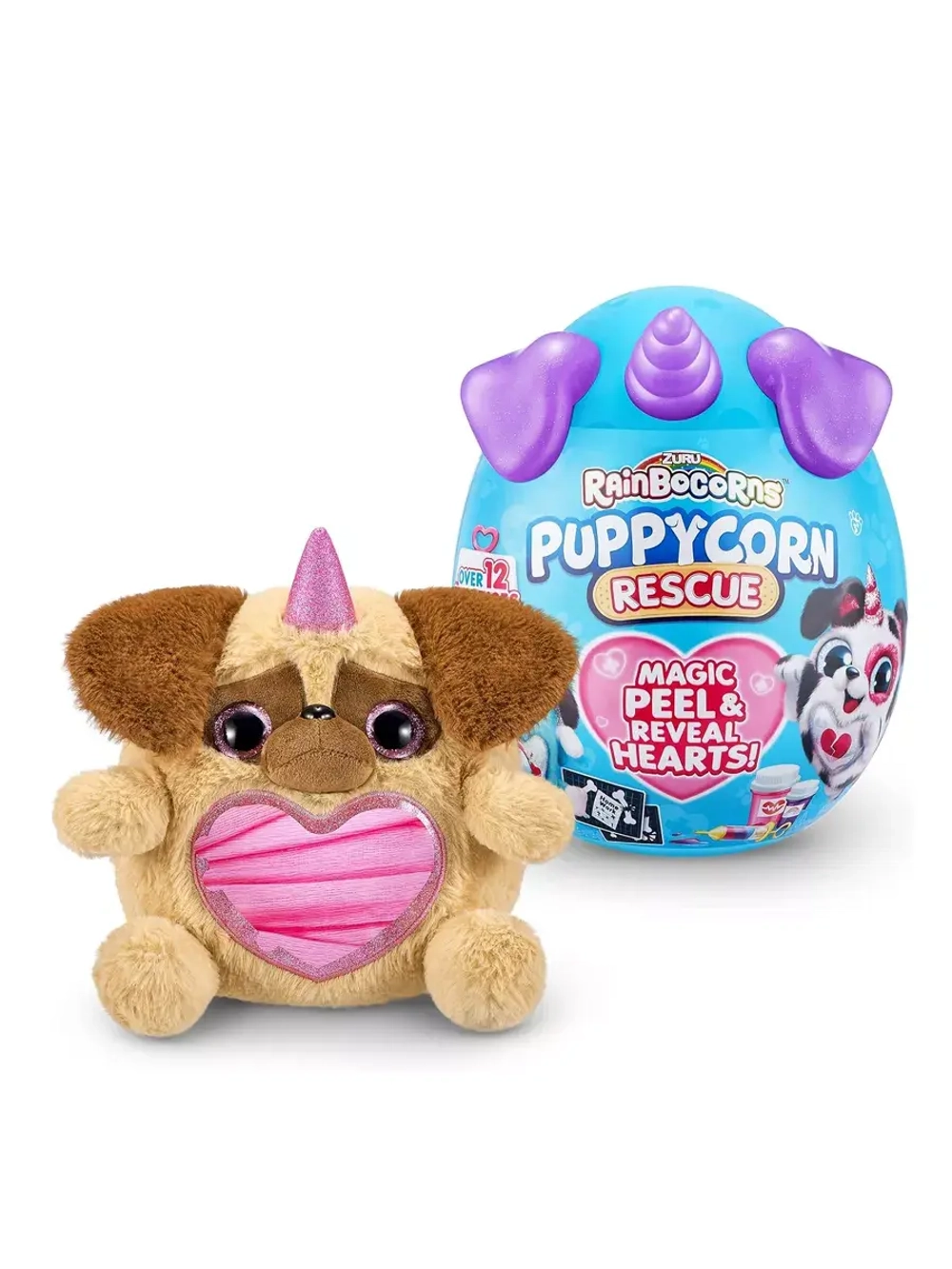 Мягкая игрушка сюрприз яйцо Rainbocorns Puppycorn Rescue