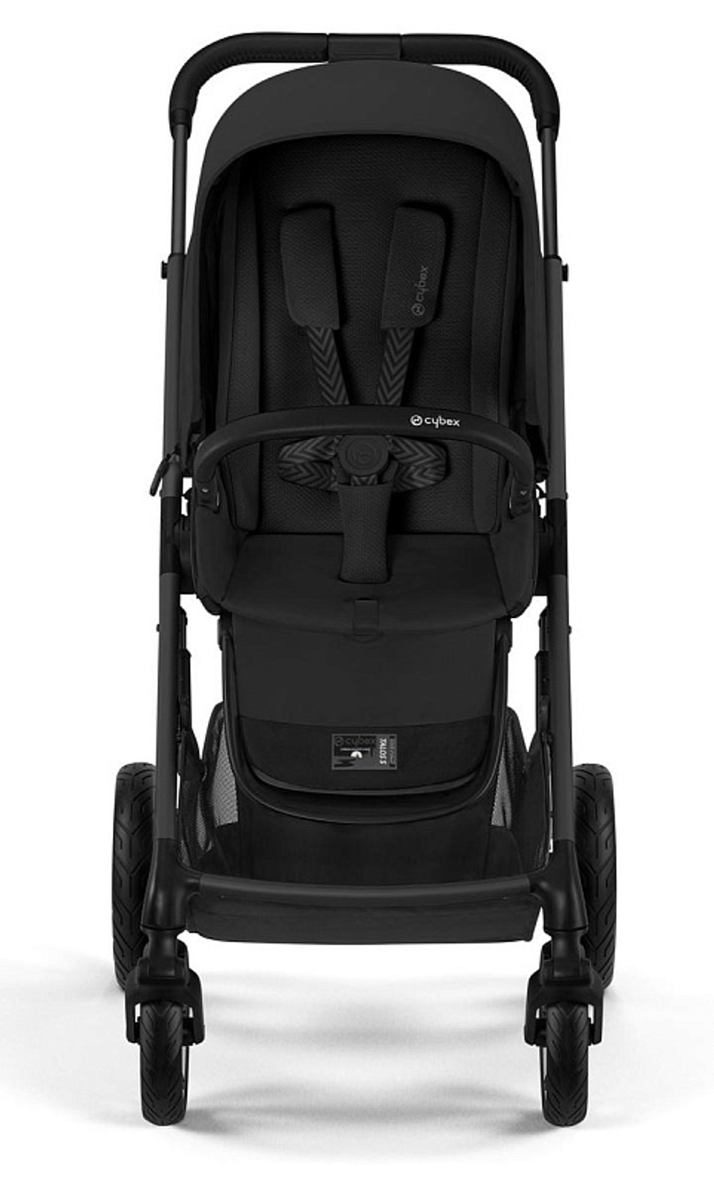 Коляска 2 в 1 Cybex Talos S Lux BLK Moon Black с дождевиком прогулочного блока