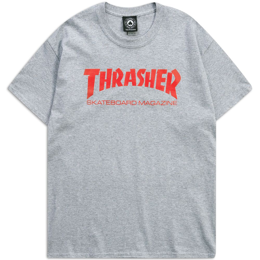 Футболка Thrasher Skate Mag Grey/Red