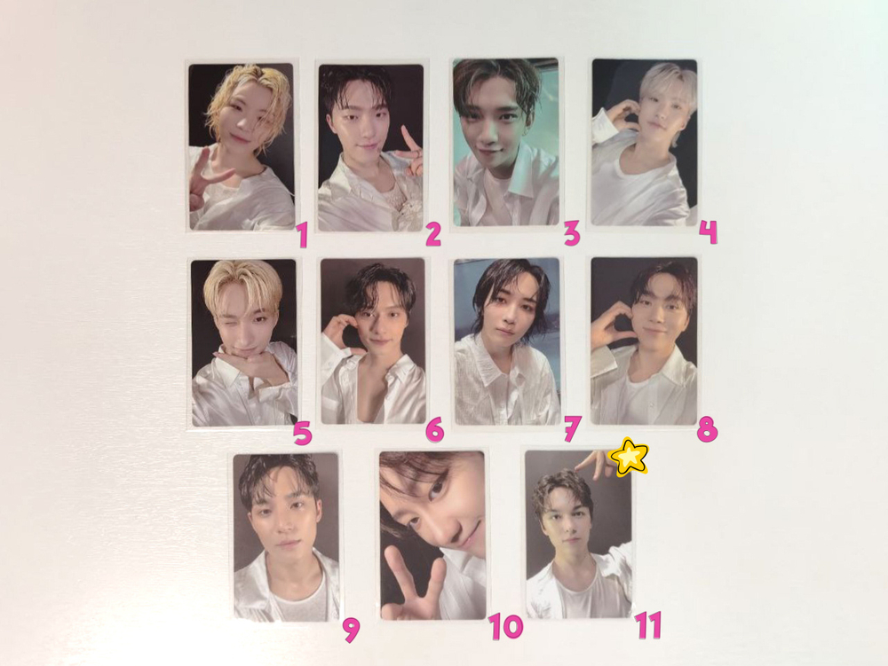 Фотокарты SEVENTEEN - SPILL THE FEELS (weverse shop)