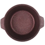 Кастрюля-жаровня 4л со стекл. крышкой, АП линия «Granit ultra» (red)