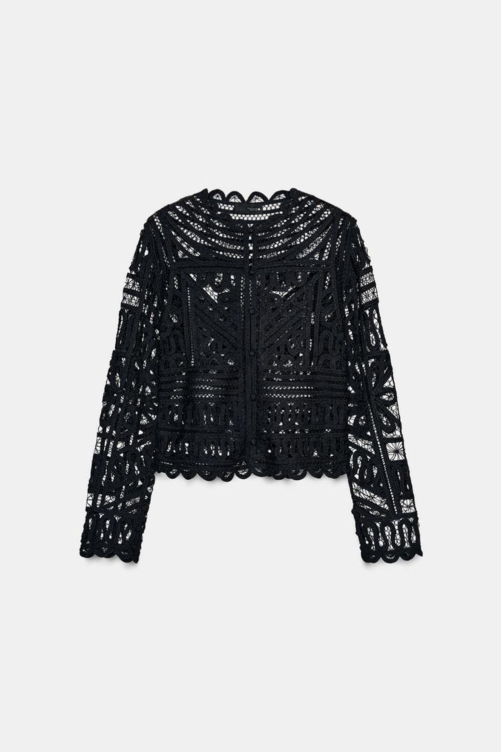 ZARA БЛУЗА — ZW COLLECTION, ЧЕРНЫЙ