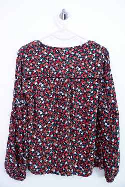 Блузка Kiabi цветочная, маркировка S, визуально 44 размер