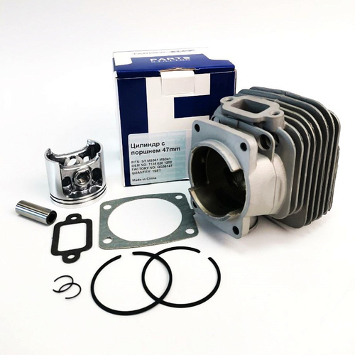 Цилиндр с поршнем Ø 47 мм для бензопилы STIHL MS 361. арт.QG36147 FARMERTEC (STIHL 1135 020 1211)
