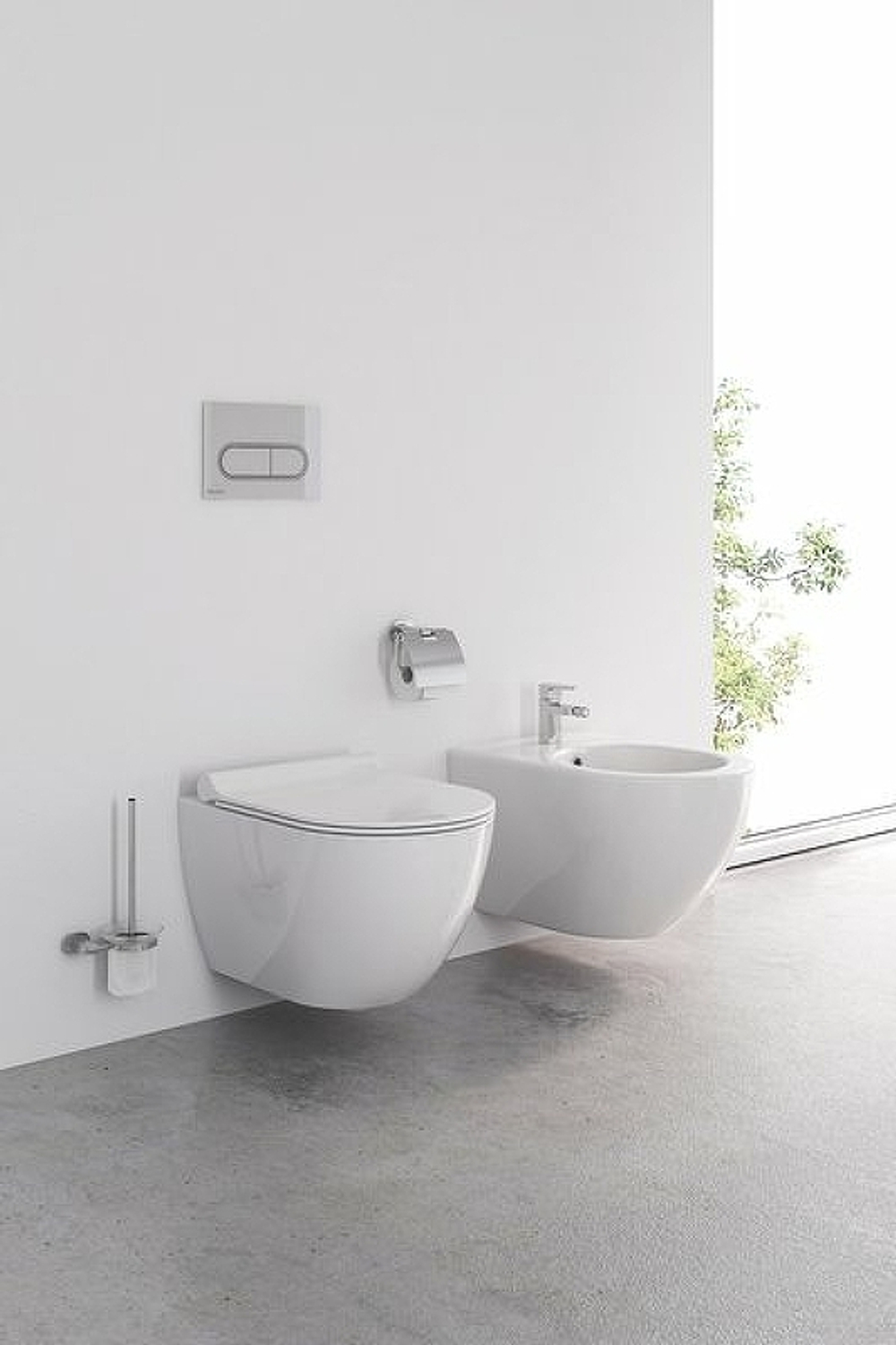 Унитаз Ravak Uni Chrome Rim X01516 подвесной без сиденья