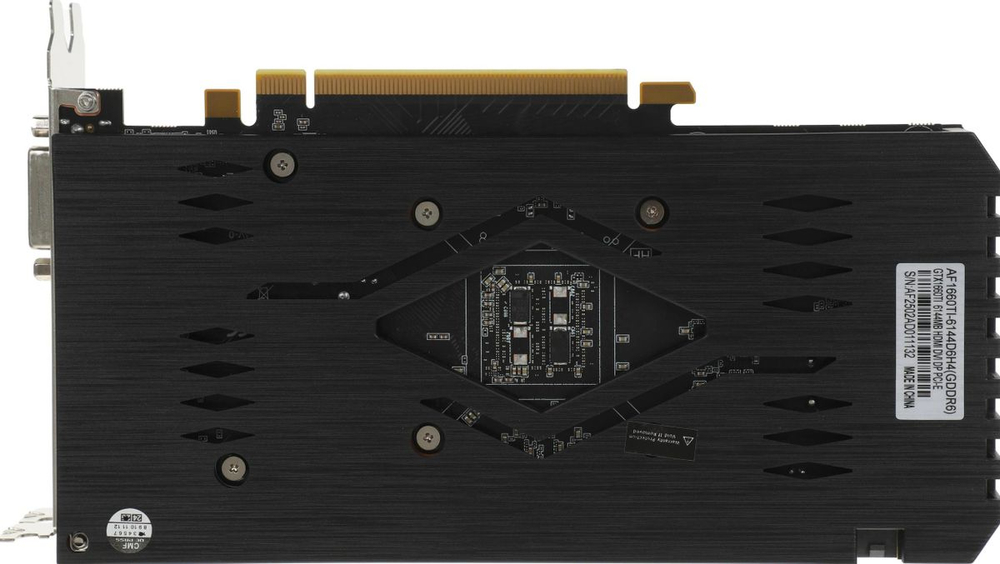 Видеокарта AFOX NVIDIA  GeForce GTX 1660TI AF1660TI-6144D6H4 6ГБ GDDR6, Ret