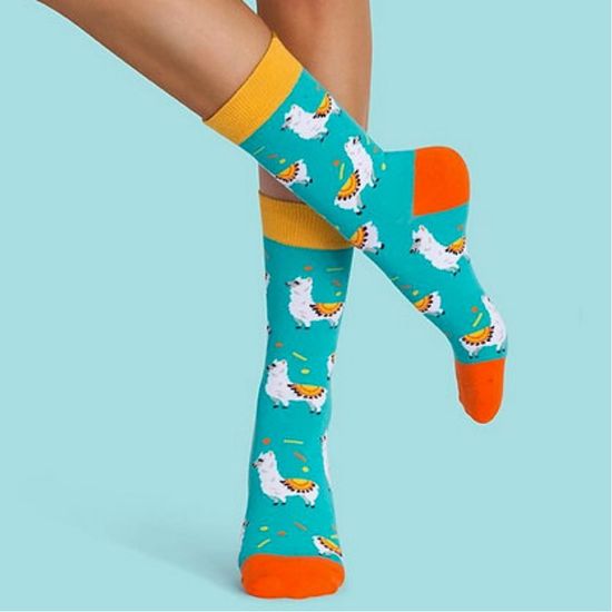 Носки "Альпака", р-р 38-44 (бирюзовый, желтый,оранжевый)