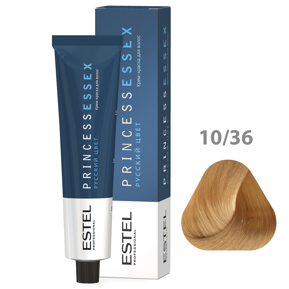 ESTEL PRINCESS ESSEX Крем-краска для волос, 10/36 светлый блондин золотисто-фиолетовый, 60 мл
