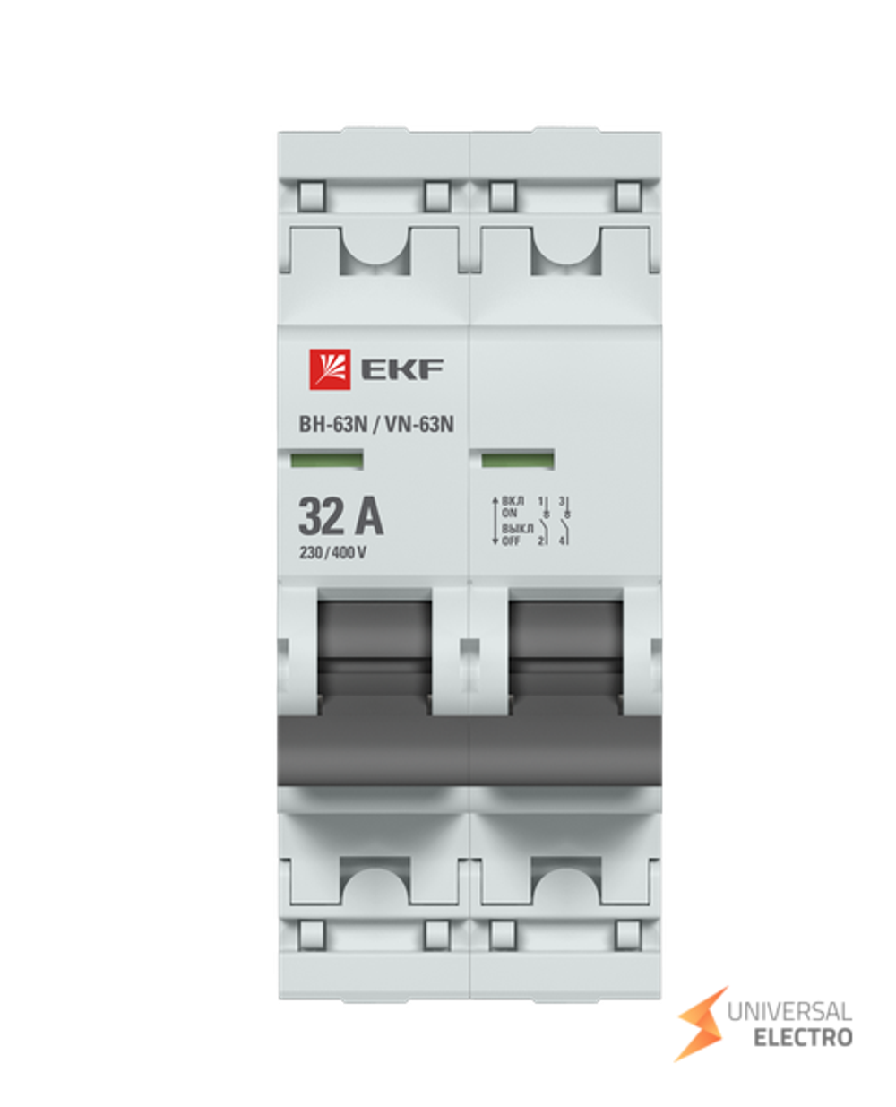 Выключатель нагрузки 2P 32А ВН-63N EKF PROxima