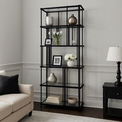 Стеллаж "Модерн" со стеклянными полками