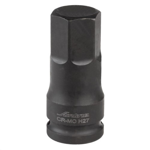 Головка ударная торцевая 1/2  DR внешний шестигранник H27 (AIRLINE)