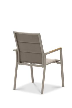 Andy, стул бежевый, алюминий/текстилен