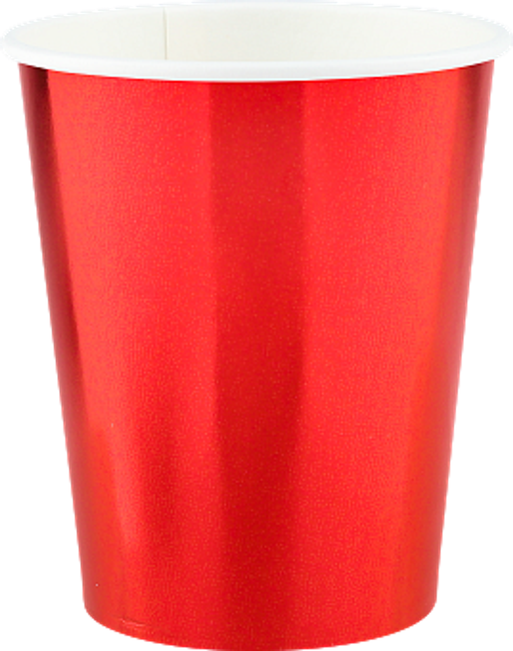 Стаканы Красный Металлик (250 мл) 6 шт.
