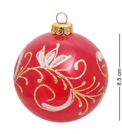 Элита НФШ-1217 Набор ел.украшений Шар 2шт «Букет новогодний» 85 мм