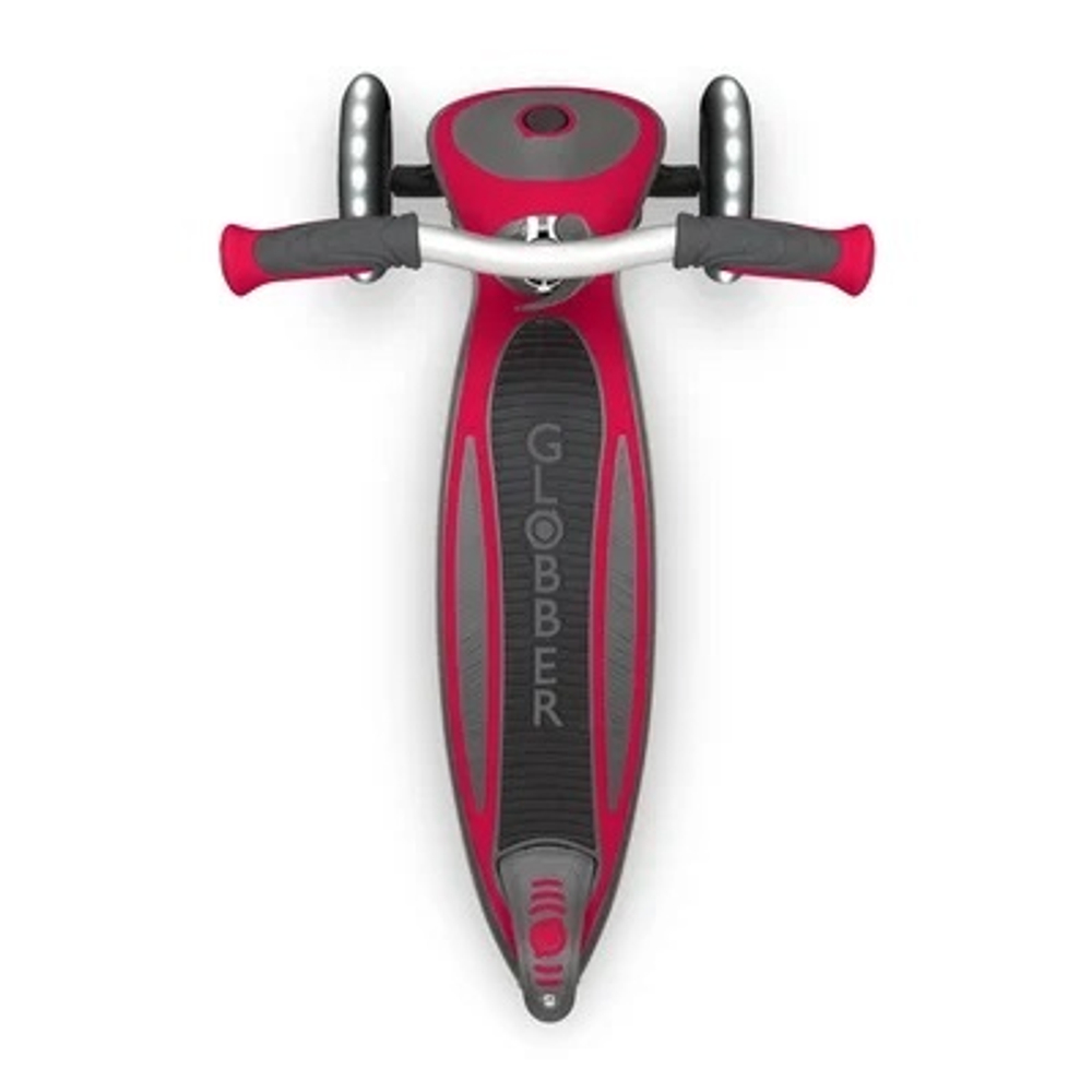Самокат Globber Master Lights красный