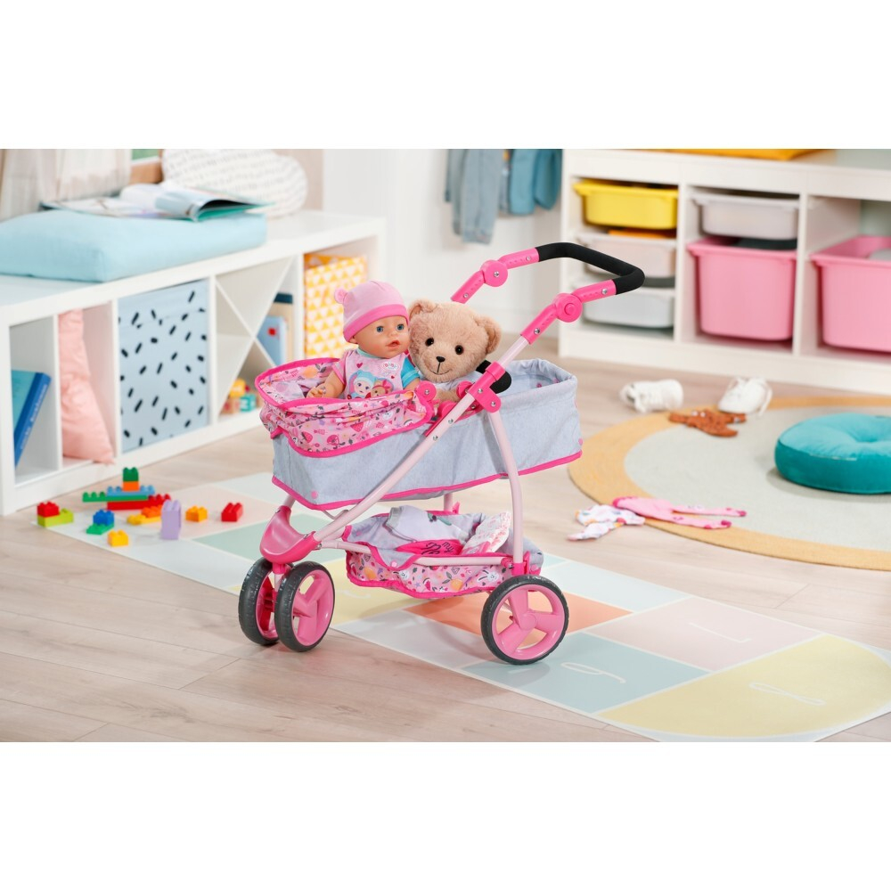 BABY born - Коляска с ящиком Для кукол 36 и 43 см Складная 834145 / артикул   834145  / GTIN 4001167834145