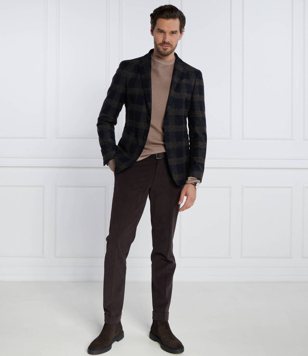 Хлопковый свитер jk-11willon Joop! - коричневый(30037866)