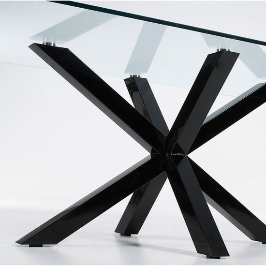 Стол Arya 160x90 стекло черный