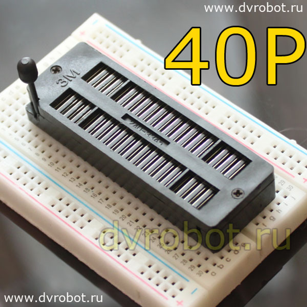 Панель ZIF DIP-40P 3M - Черная
