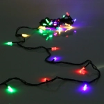 Гирлянда для дома «Кристаллы» 9,5 м 100 ламп LED черный пров.,8 реж.,IP-40, Мультицвет (возможность соединения)