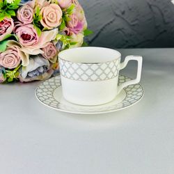 Lenardi 145-620 Кофейный набор 12пр. 120 мл ВЕРСАЛЬ в под.уп.(х10)Костяной фарфор