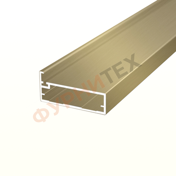 MZ17 Профиль фасадный 3м Латунь A21