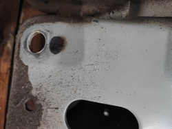 Усилитель заднего бампера Mazda CX-5 Б/У Оригинал KD5350260D