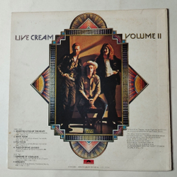 Винтажная виниловая пластинка LP Live Cream Volume II (Japan 1972) (No Obi) White Room