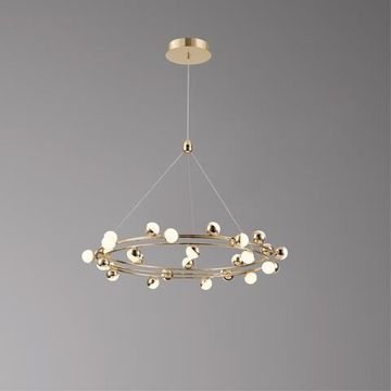 Подвесная люстра LED 81W 3000К APL.774.03.81 золото Delfin Aployt