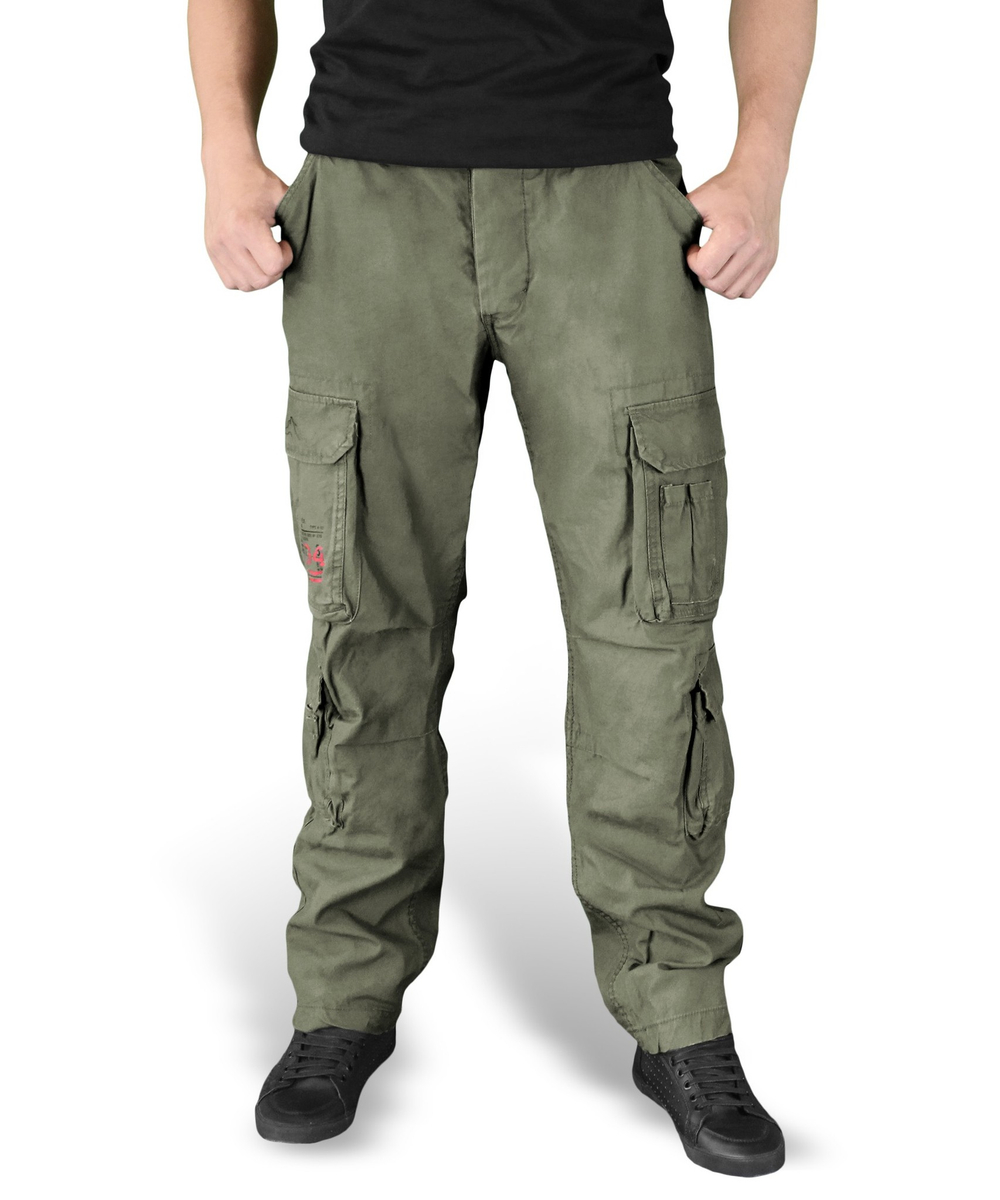 Штаны Surplus Airborne Vintage Slimmy (олива - olive)