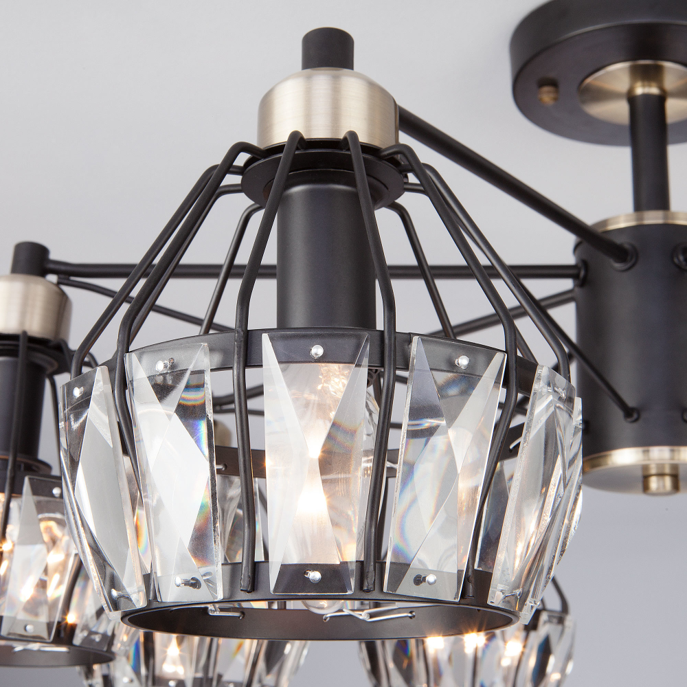 Потолочная люстра 70075/8 черный