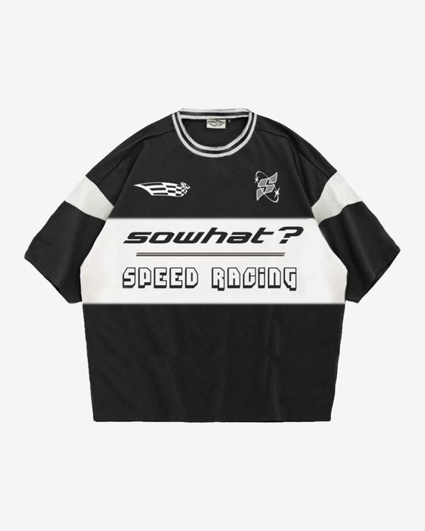 Футболка Speed Racing черная - фото 1