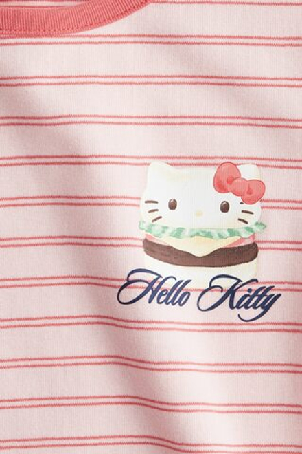 H&M Футболка с принтом, розовый