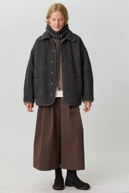 Куртка из серого меха