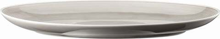 Блюдо сервировочное Rosenthal Thomas Loft Moon Grey, овальное, фарфор, 24 33,8 см, серое