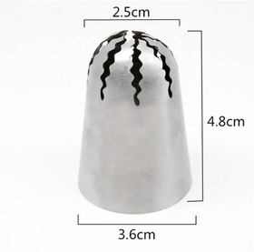 Насадка кондитерская F4, d=3.6 см, вых. 2,5 см