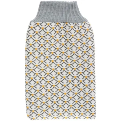 Мочалка - варежка скрaбирующая «Premium - LANPASSO», цвет белый, 24*15см (ZIPпакет)