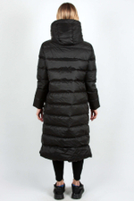 Пальто жен BLANCHETT GOOSE 408/700 черное, разрезы