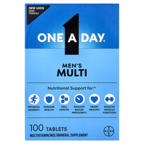 One-A-Day, мультивитамины для мужчин, 100 таблеток