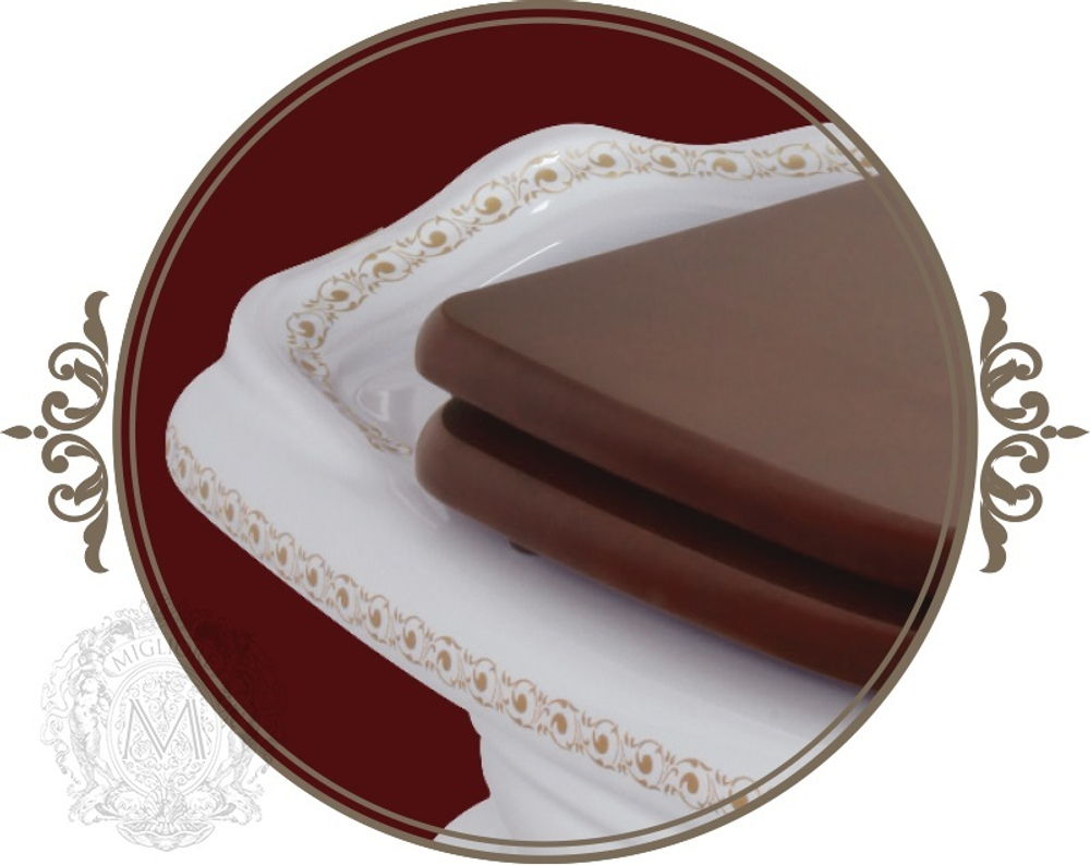 Унитаз подвесной Migliore Milady ML.MLD-25.740.D3.BR