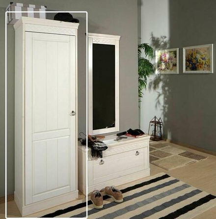 арт. 8106 Шкаф дания для прихожей 1-створчатый Ш560хГ360хв1800