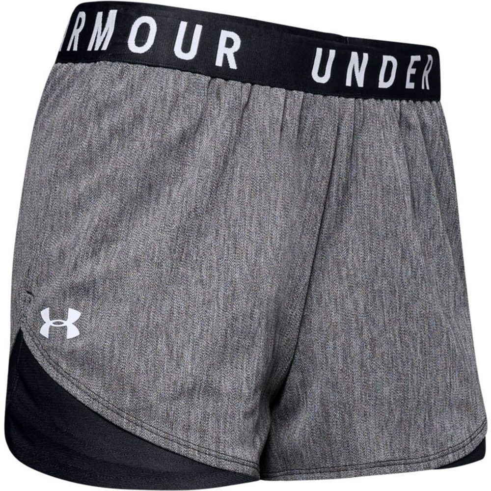 Женские Шорты теннисные Under Armour Play Up Short 3.0 Twist - black/white